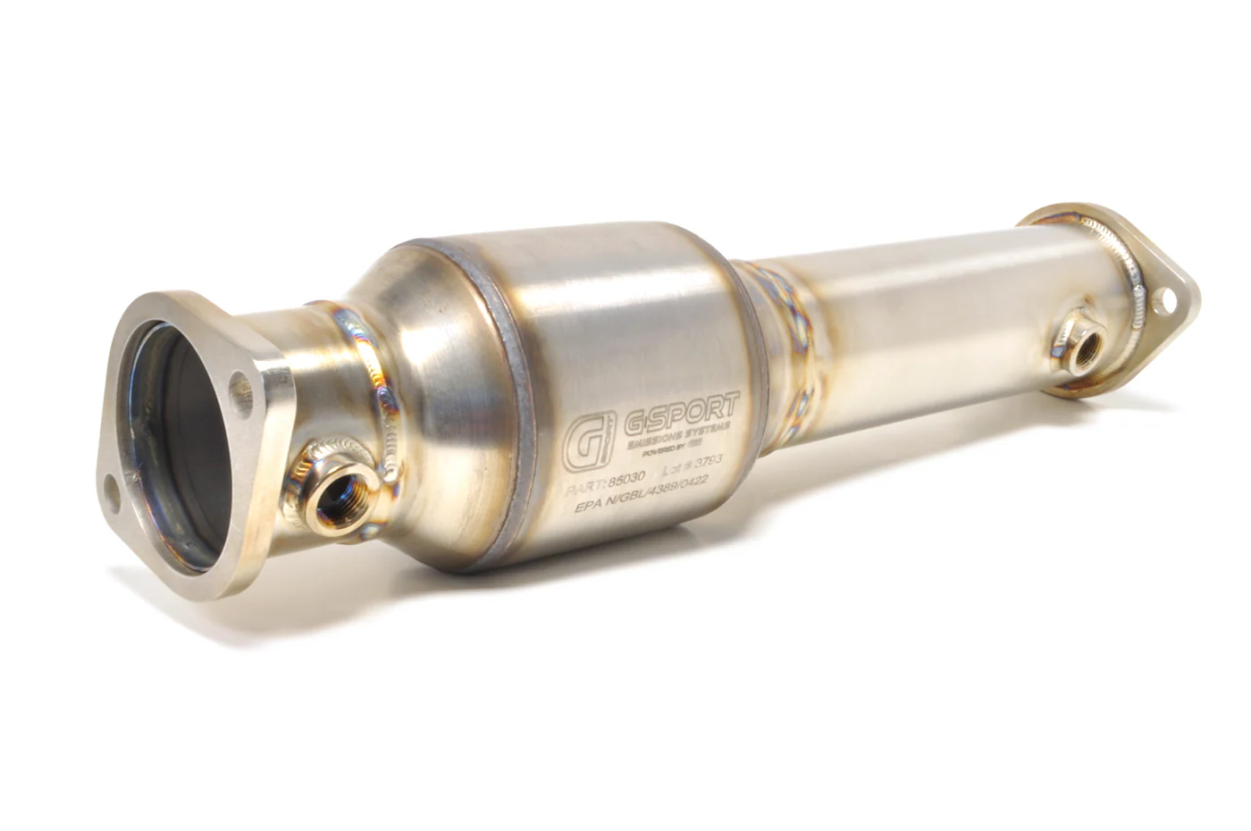 STM Evo 7/8/9 GESi EPA Stainless High Flow Cat - Image 2