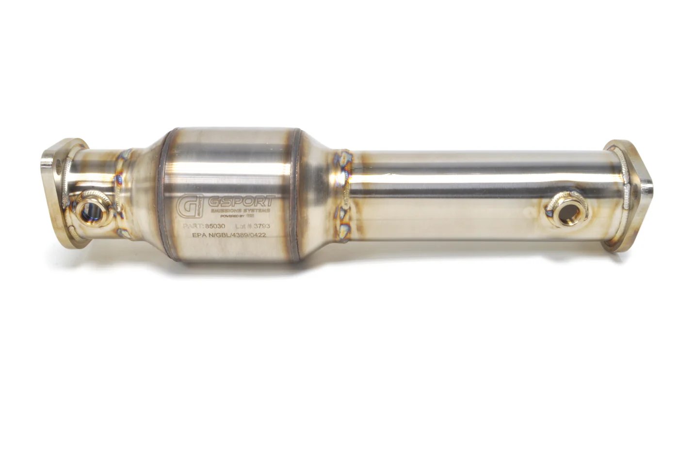 STM Evo 7/8/9 GESi EPA Stainless High Flow Cat - Image 3