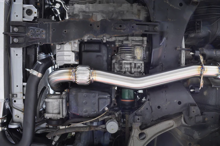 STM Evo 7/8/9 Downpipe O2 Recirculated for FP SS Housing - Image 18
