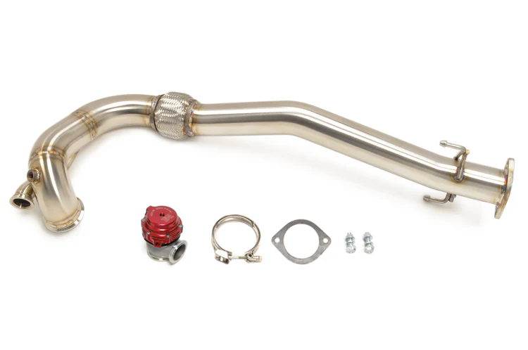 STM Evo 7/8/9 Downpipe O2 Recirculated for FP SS Housing - Image 4