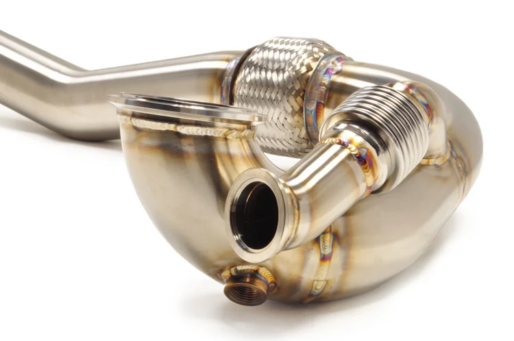 STM Evo 7/8/9 Downpipe O2 Recirculated for FP SS Housing - Image 7