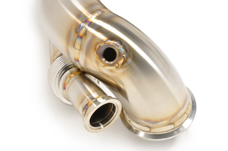 STM Evo 7/8/9 Downpipe O2 Recirculated for FP SS Housing - Image 9