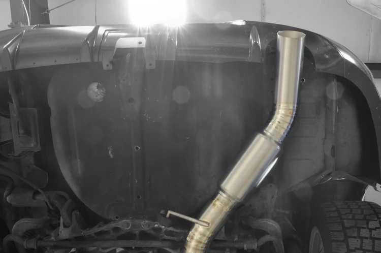 STM Evo 7/8/9 Titanium V-Band 3.5in Exhaust for FF 6870 Turbo Kit - Image 10
