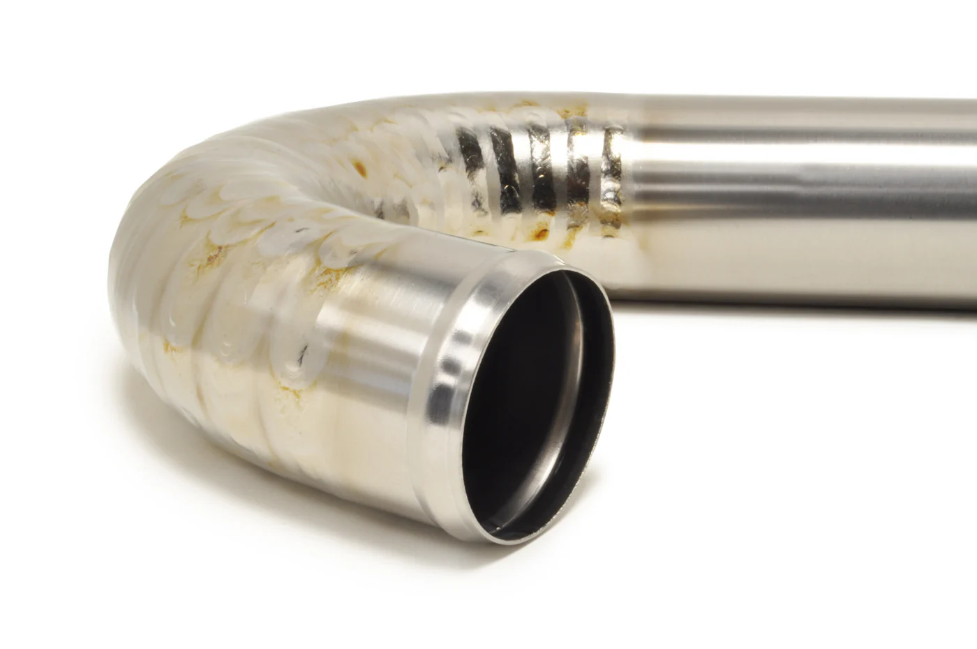 STM Evo 7/8/9 Lower Intercooler Pipe for Stock Frame Turbo (Titanium) - Image 7