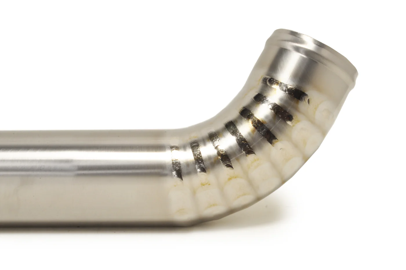 STM Evo 7/8/9 Lower Intercooler Pipe for Stock Frame Turbo (Titanium) - Image 8