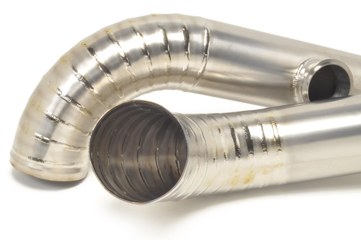 STM Evo 7/8/9 Titanium 3in Race Upper Intercooler Pipe Kit - Image 4