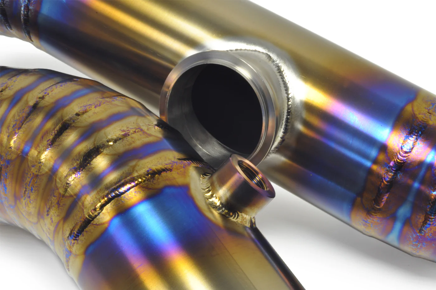 STM Evo 7/8/9 Titanium 3in Race Upper Intercooler Pipe Kit - Image 7