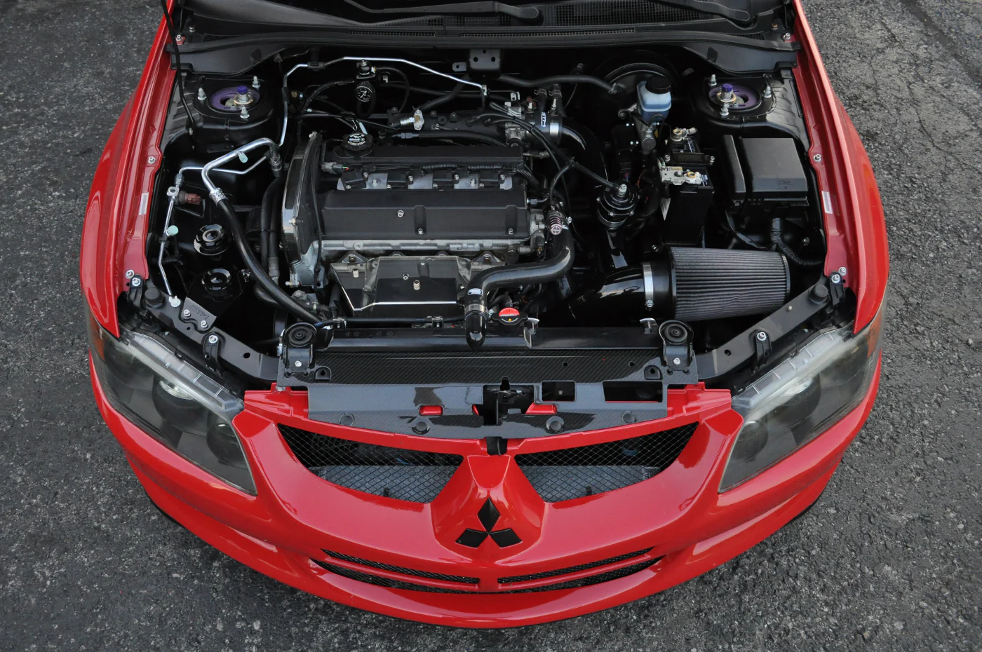 STM Evo 7/8/9 Aluminum 2.5in Upper Intercooler Pipe Kit - Image 3
