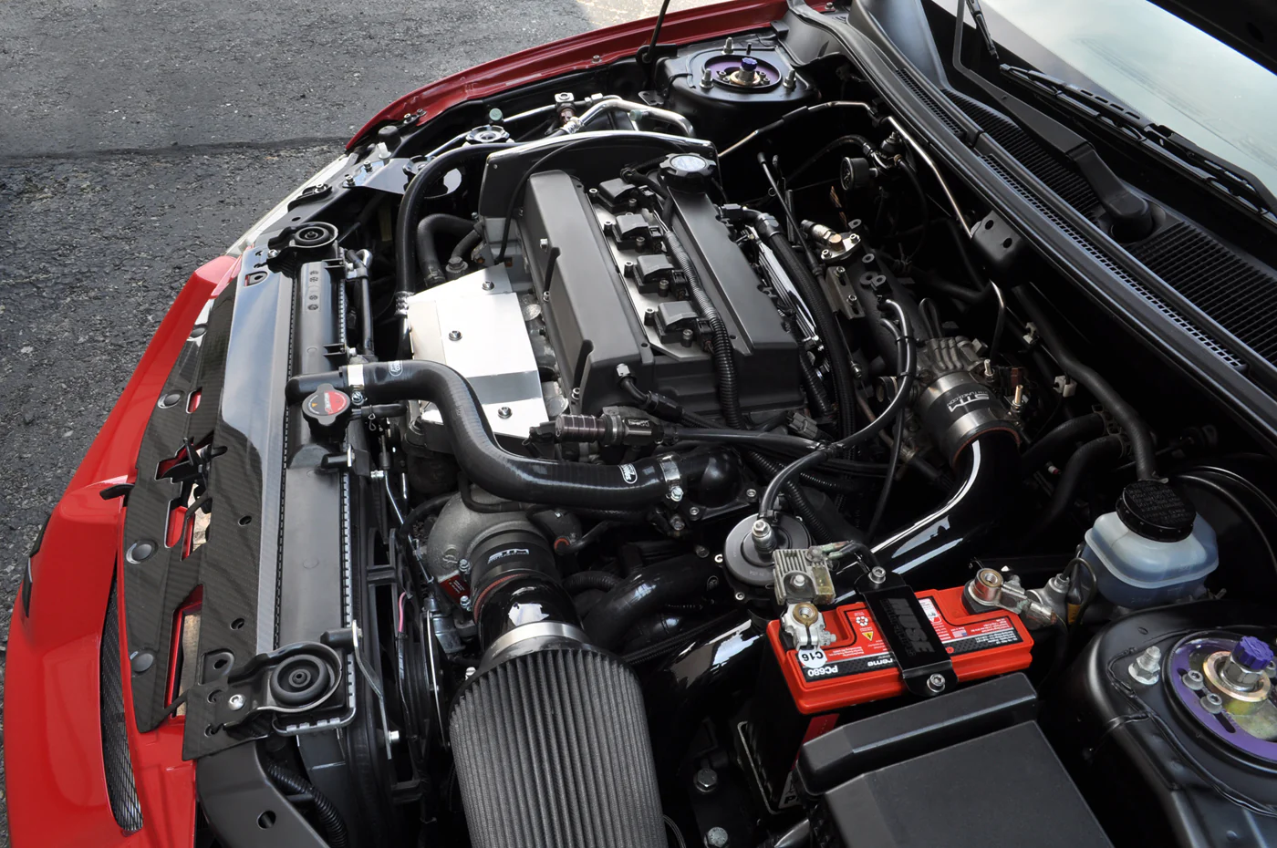 STM Evo 7/8/9 Aluminum 2.5in Upper Intercooler Pipe Kit - Image 4