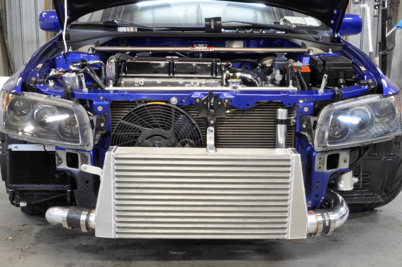 STM Evo 7/8/9 Aluminum 2.5in Upper Intercooler Pipe Kit - Image 7