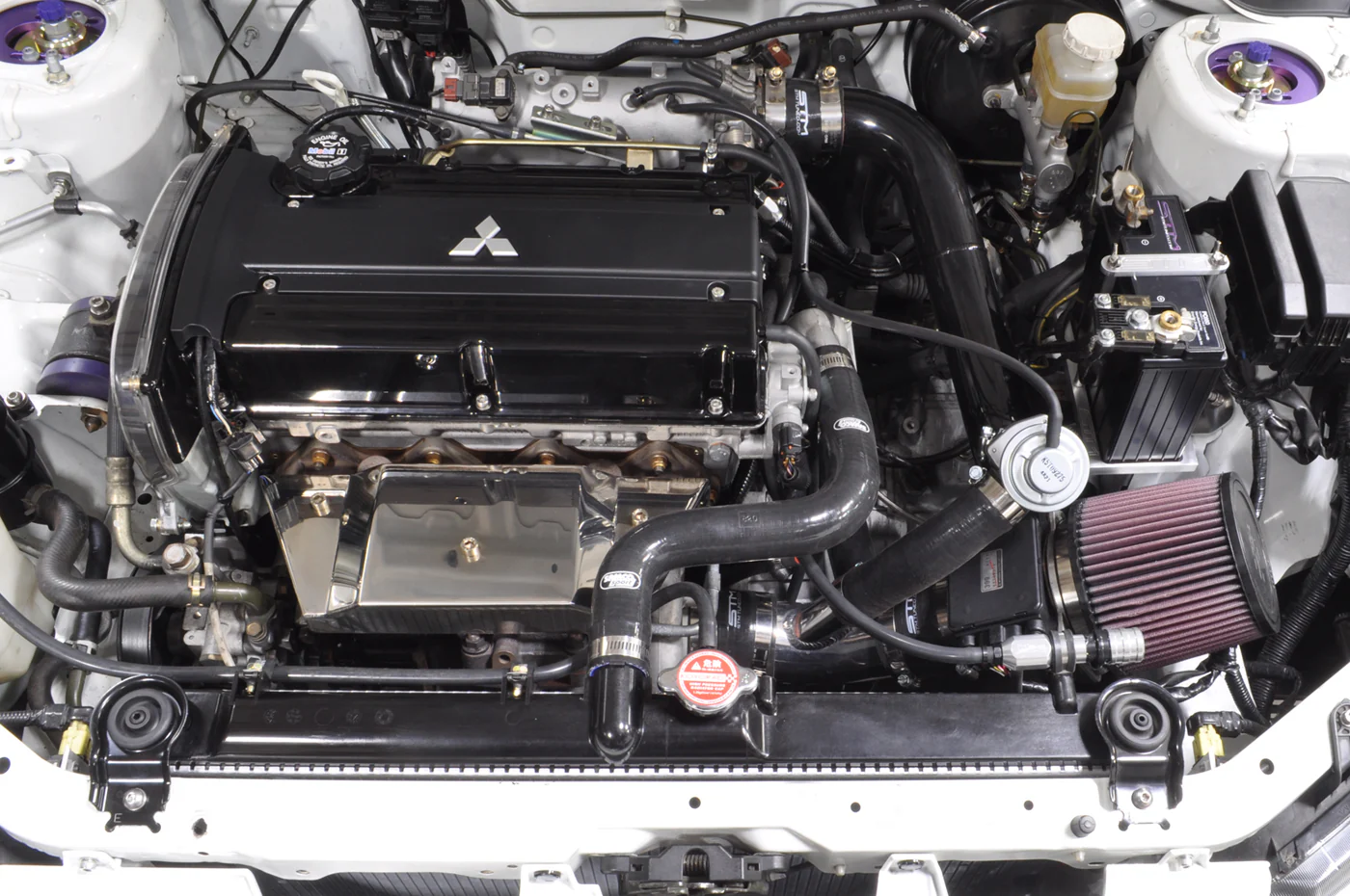 STM Evo 7/8/9 Aluminum 2.5in Upper Intercooler Pipe Kit - Image 9