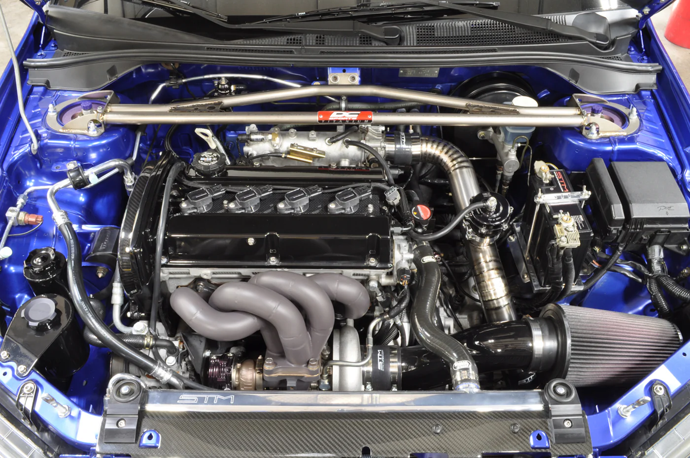 STM Evo 7/8/9 Titanium 2.5in Upper Intercooler Pipe Kit - Image 11