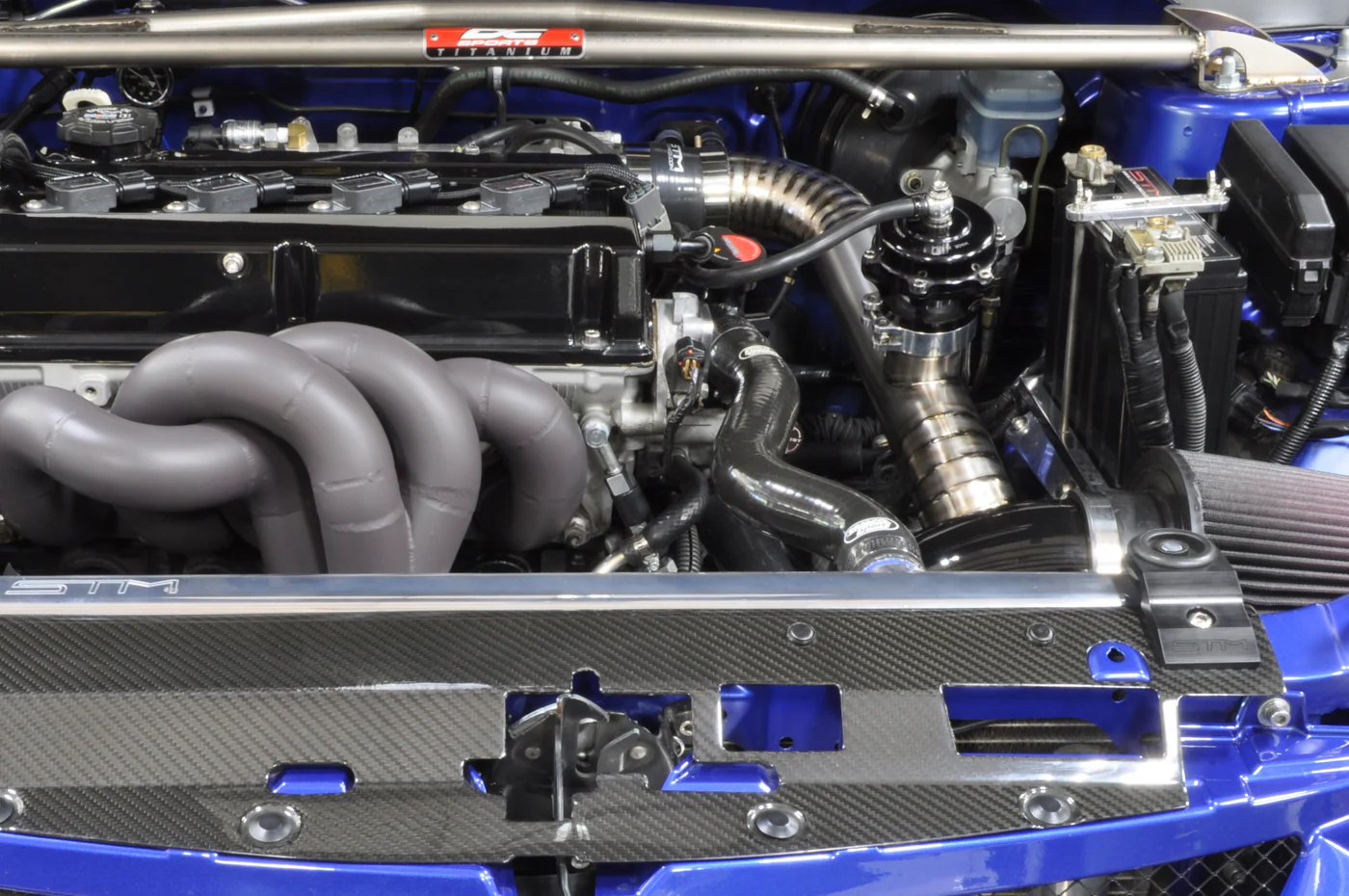 STM Evo 7/8/9 Titanium 2.5in Upper Intercooler Pipe Kit - Image 13