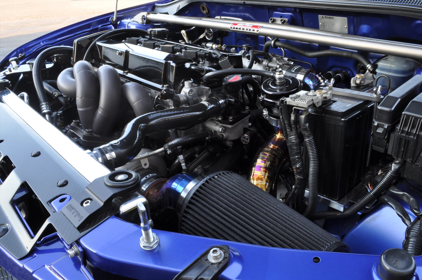 STM Evo 7/8/9 Billet Aluminum Slim Radiator - Image 14
