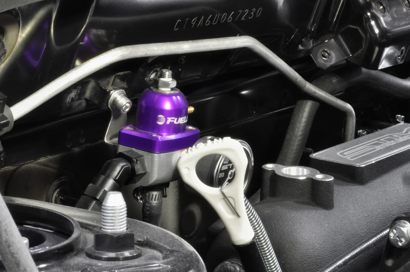 STM Evo 8/9 Fuelab Mini FPR Mounting Bracket - Image 6