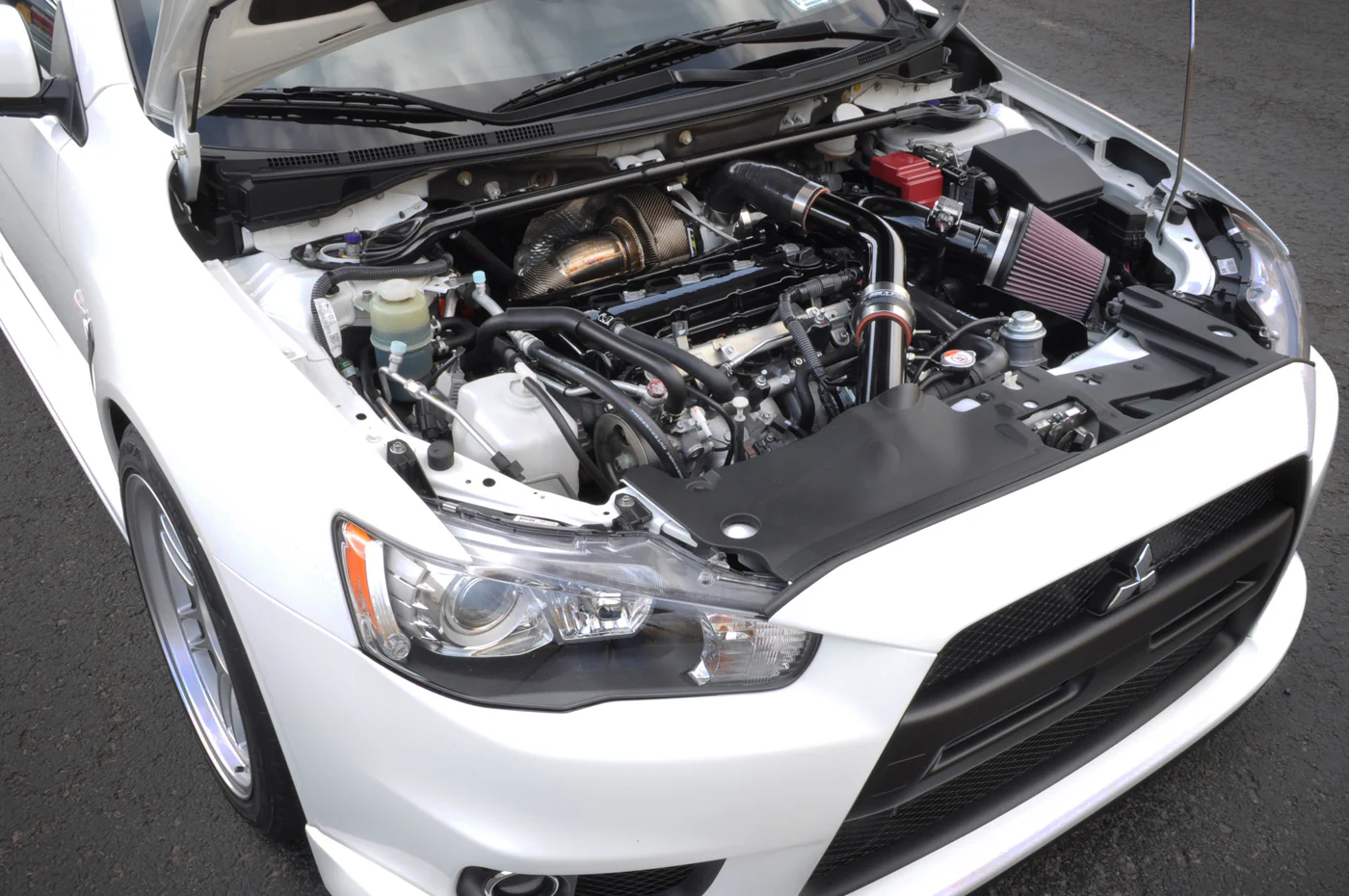 STM Evo X Aluminum Intake Heat Shield - Image 8