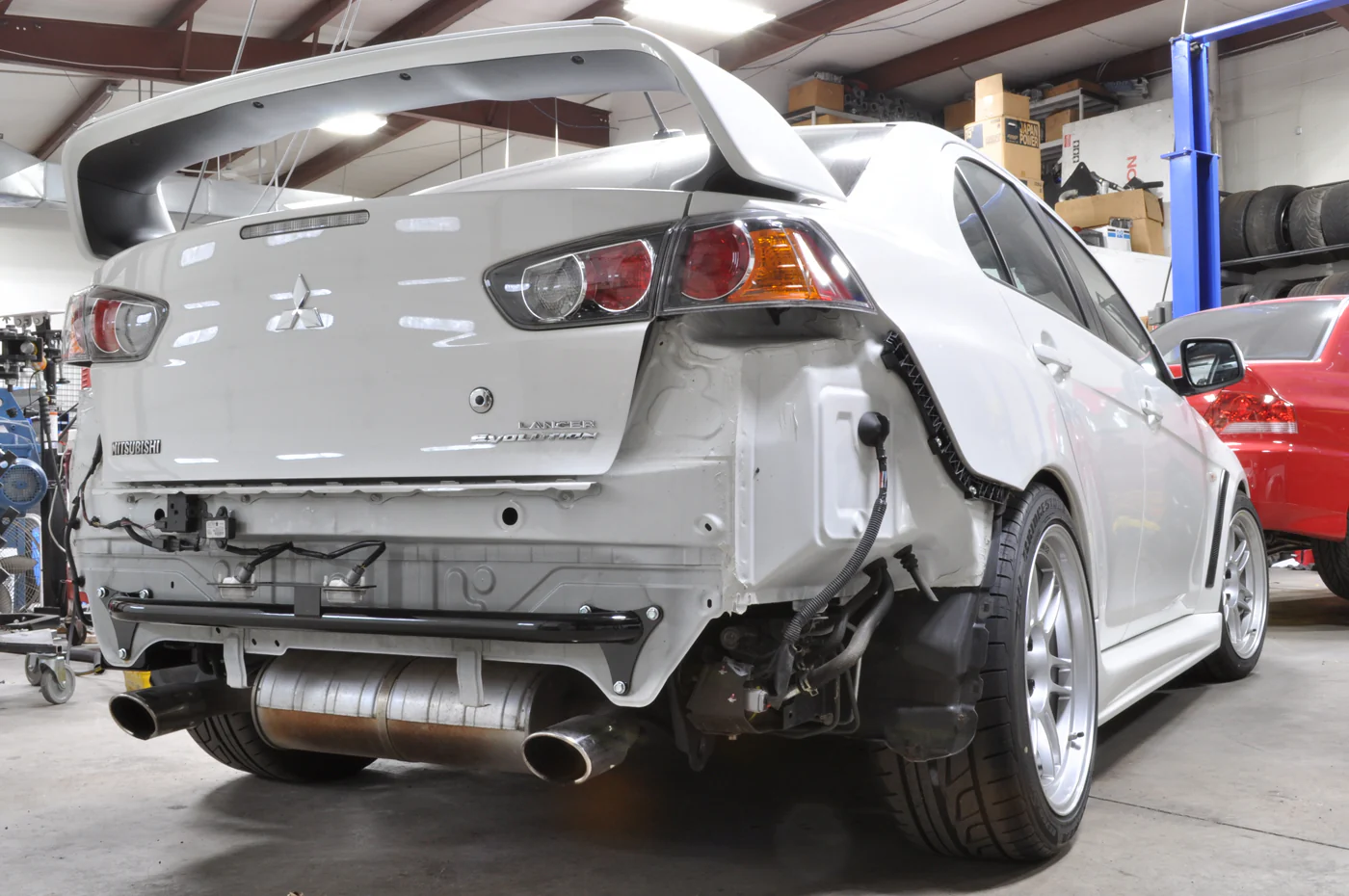 STM Evo X Lightweight Rear Bumper Support Bar - Image 8