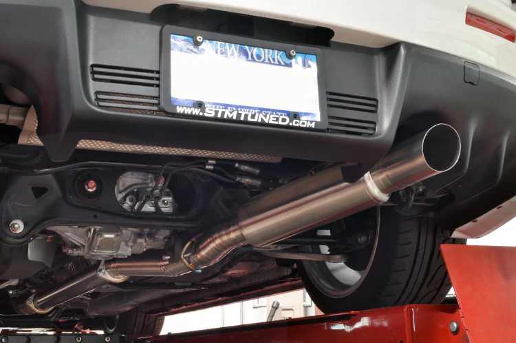 STM Evo X Titanium Single Exit Cat-Back Exhaust - Image 12