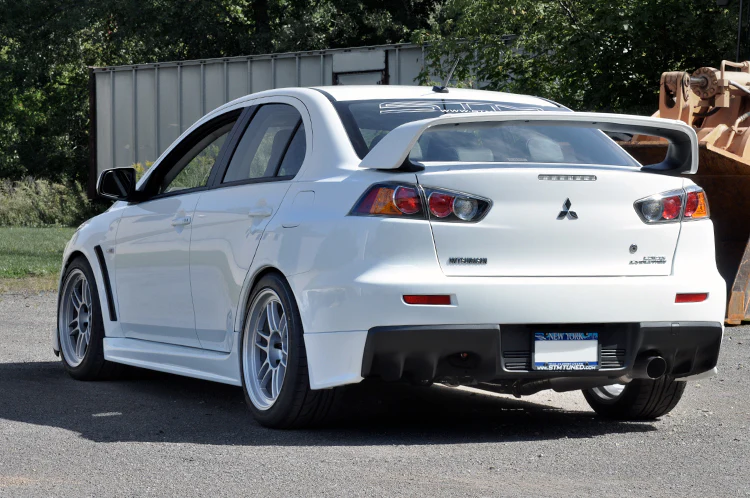 STM Evo X Titanium Single Exit Cat-Back Exhaust - Image 20