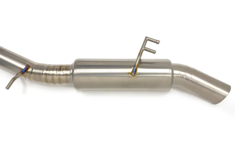STM Evo X Titanium Single Exit Cat-Back Exhaust - Image 4