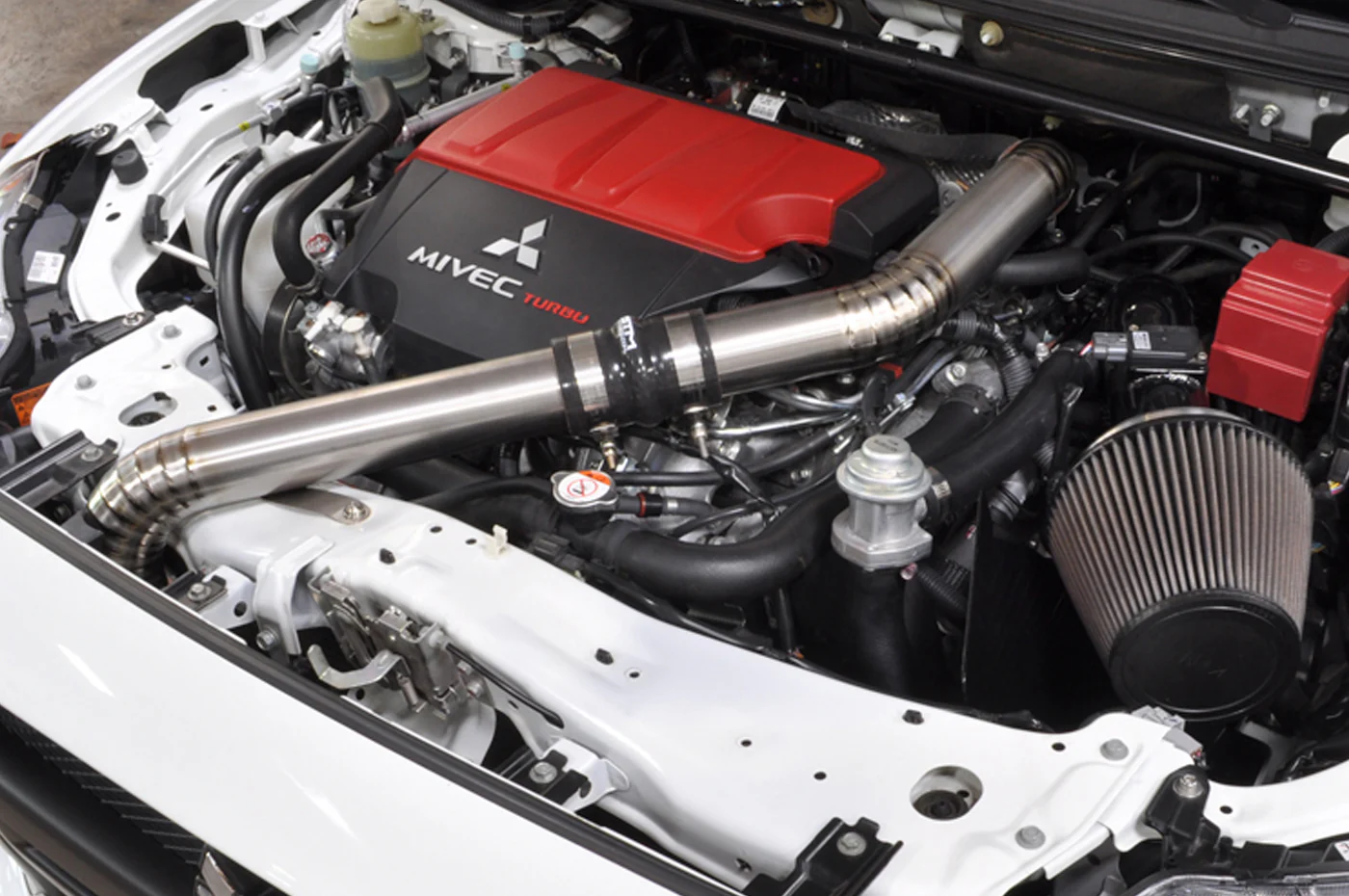 STM Evo X Upper Intercooler Pipe Kit (Titanium) - Image 14