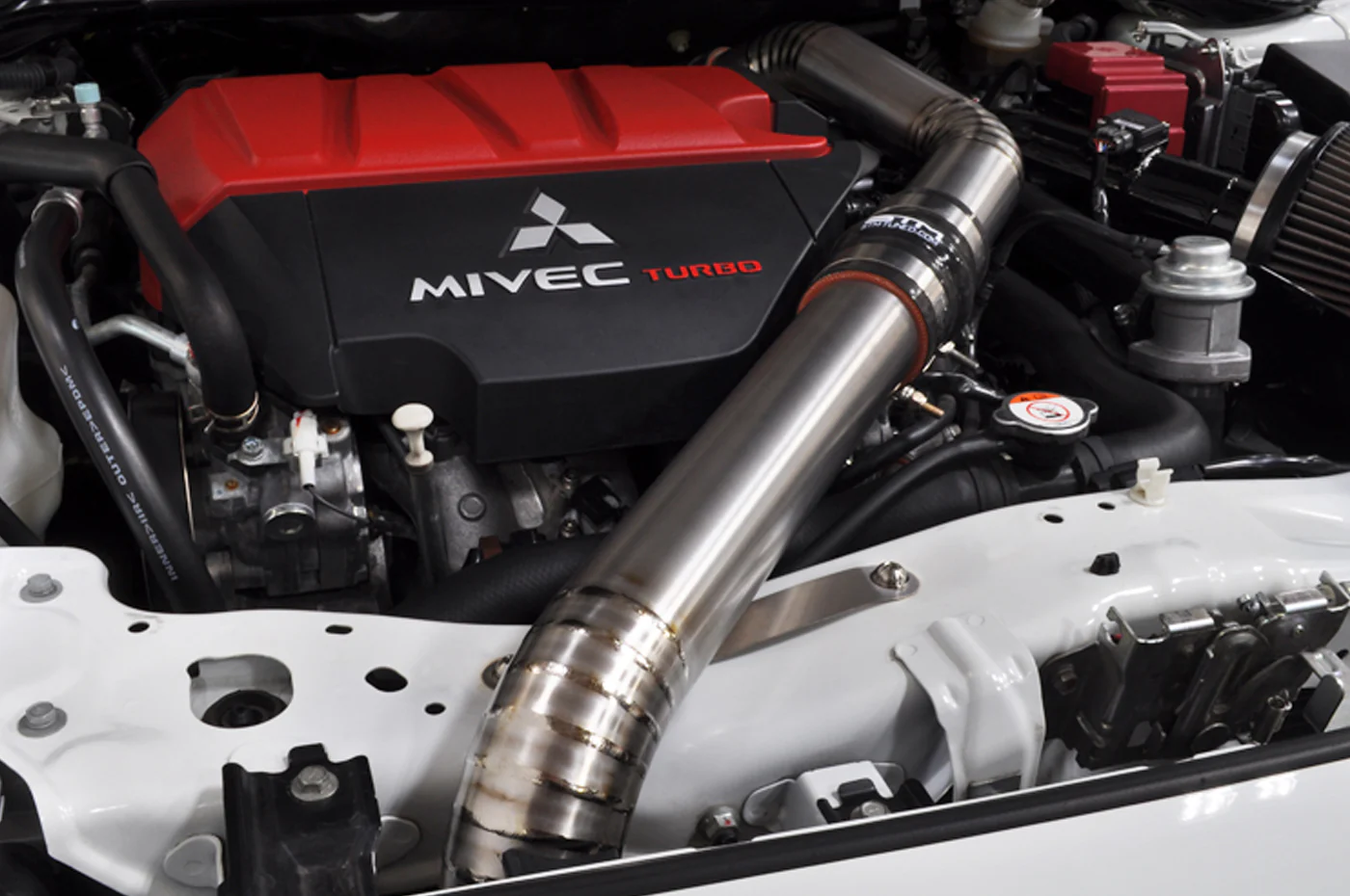 STM Evo X Upper Intercooler Pipe Kit (Titanium) - Image 16