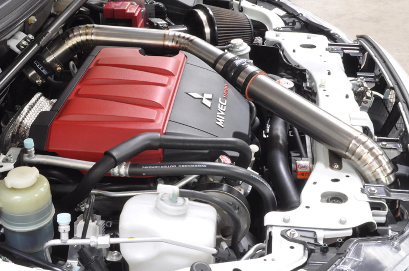 STM Evo X Upper Intercooler Pipe Kit (Titanium) - Image 20