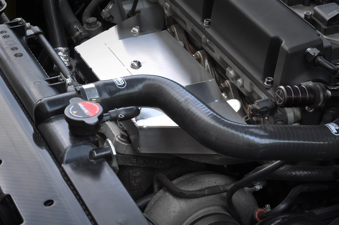 STM Stainless Exhaust Manifold Cover for Evo 8/9 - Image 10