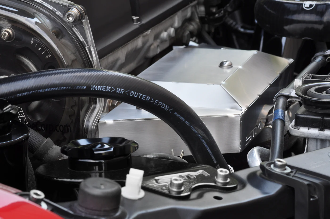 STM Stainless Exhaust Manifold Cover for Evo 8/9 - Image 11
