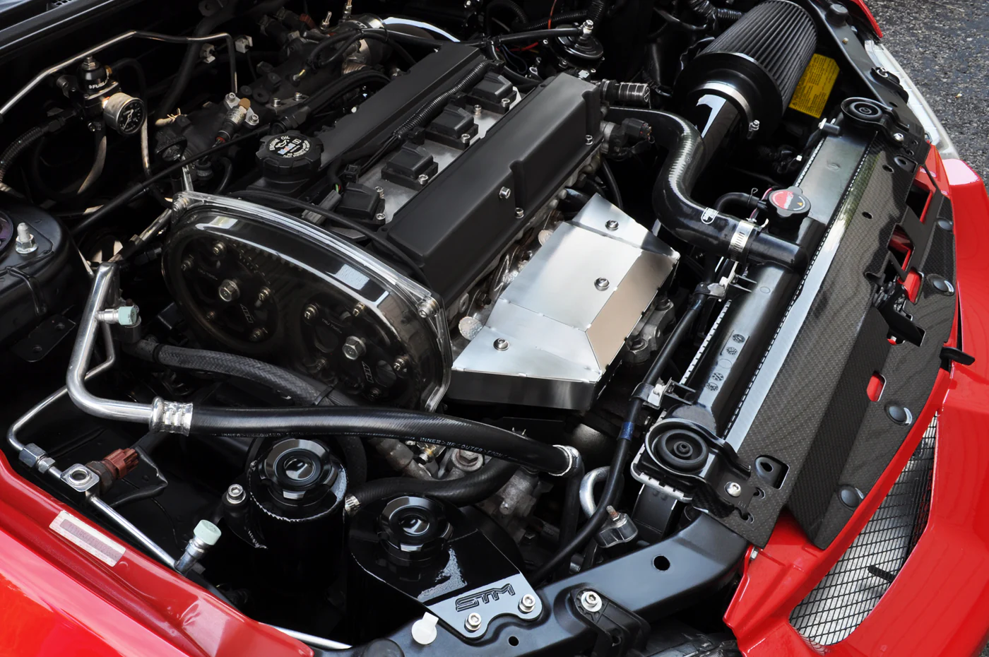 STM Stainless Exhaust Manifold Cover for Evo 8/9 - Image 7