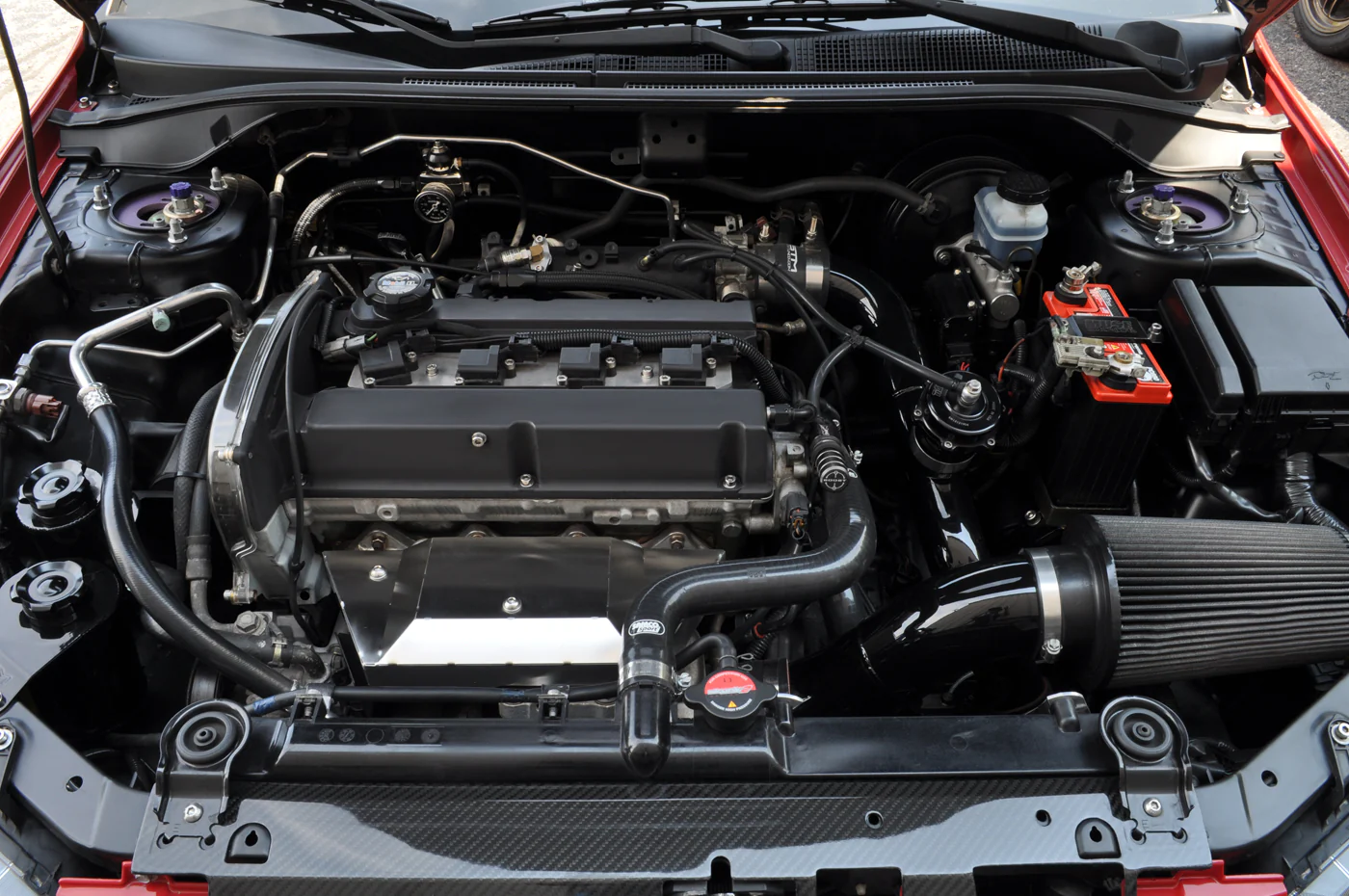 STM Stainless Exhaust Manifold Cover for Evo 8/9 - Image 8
