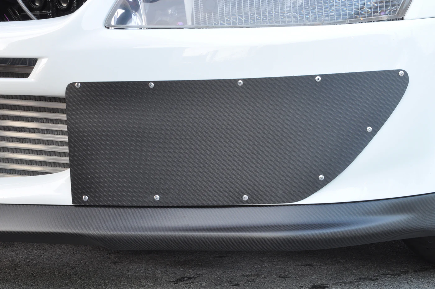 STM Carbon Fiber Front Bumper Shutters - Evo 8 - Image 4