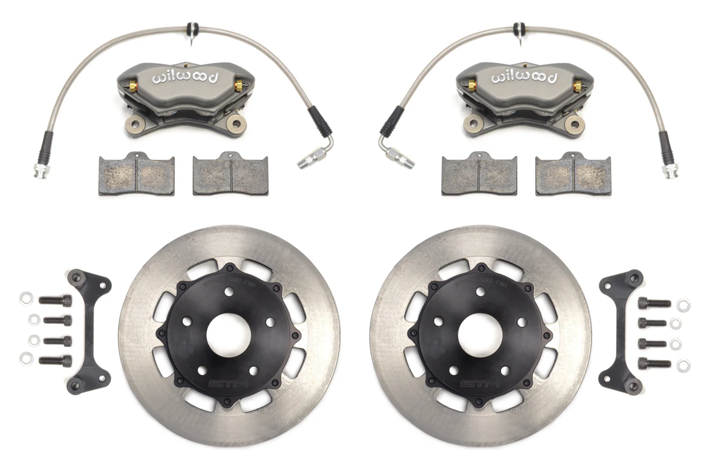 STM Lightweight Front Drag Brake Kit for 2005-2021 WRX/STi - Image 2