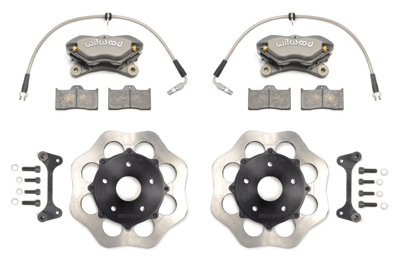 STM Lightweight Front Drag Brake Kit for 2005-2021 WRX/STi - Image 3