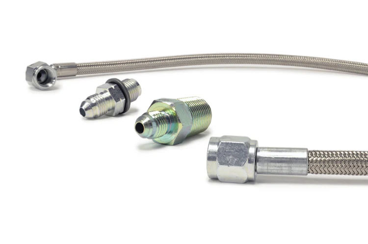 STM Oil Feed Line Kit for 16G-Style Turbo (From Oil Filter Housing) - 1G/2G DSM - Image 2