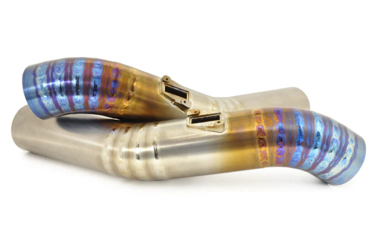 STM R35 GTR Titanium Intakes (Burned Blue) - Image 4
