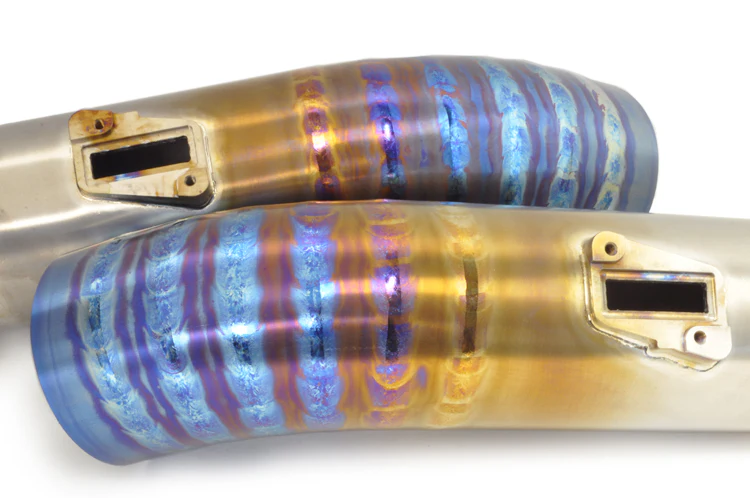 STM R35 GTR Titanium Intakes (Burned Blue) - Image 5