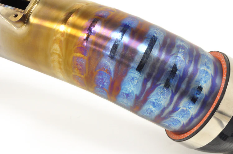 STM R35 GTR Titanium Intakes (Burned Blue) - Image 8