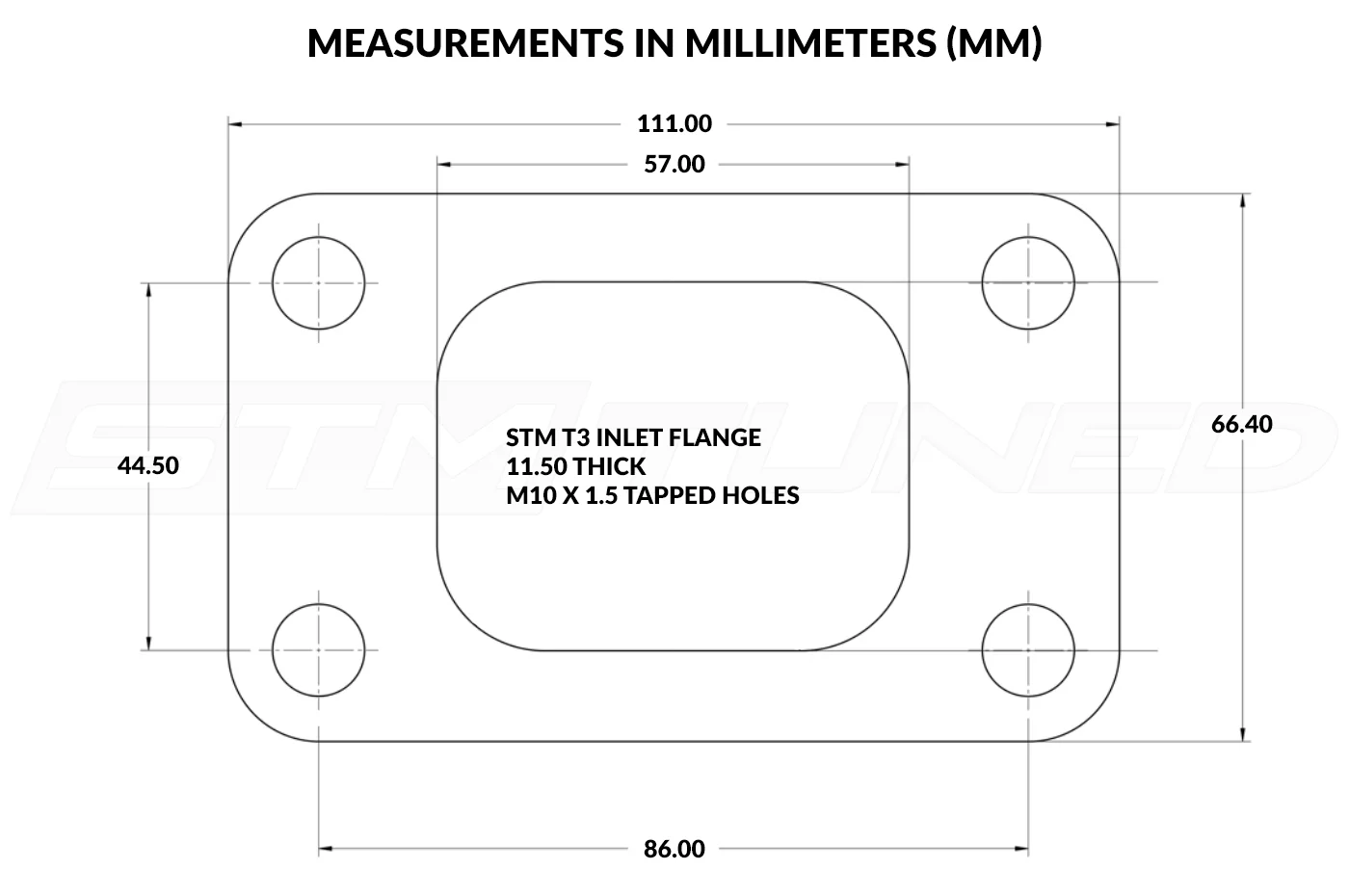 STM T3 Turbo Inlet Flange - Image 5