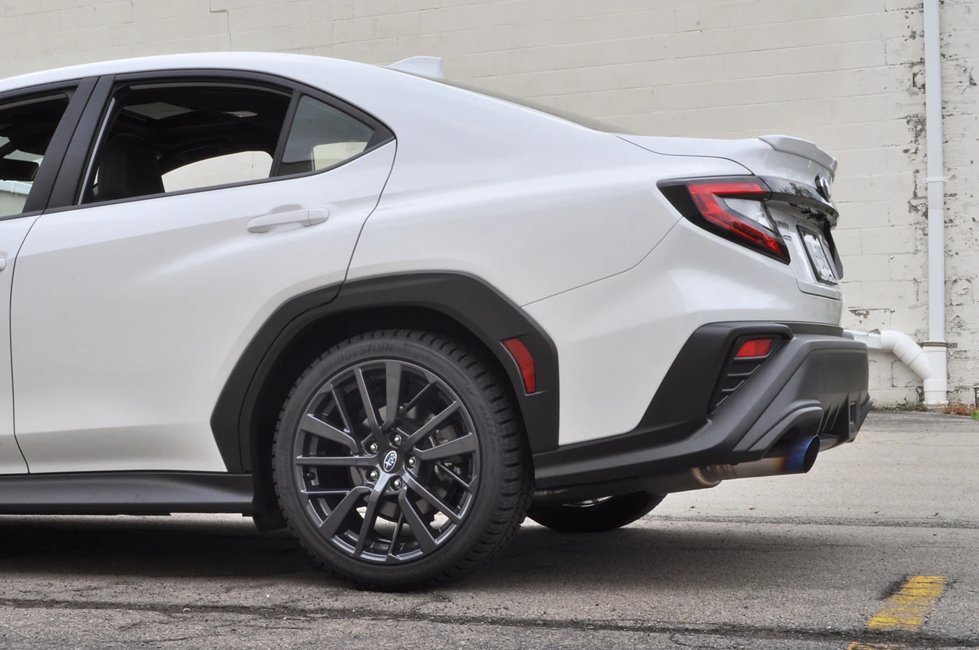 STM Titanium Single Exit Cat-Back Exhaust for 2022+ WRX - Image 11
