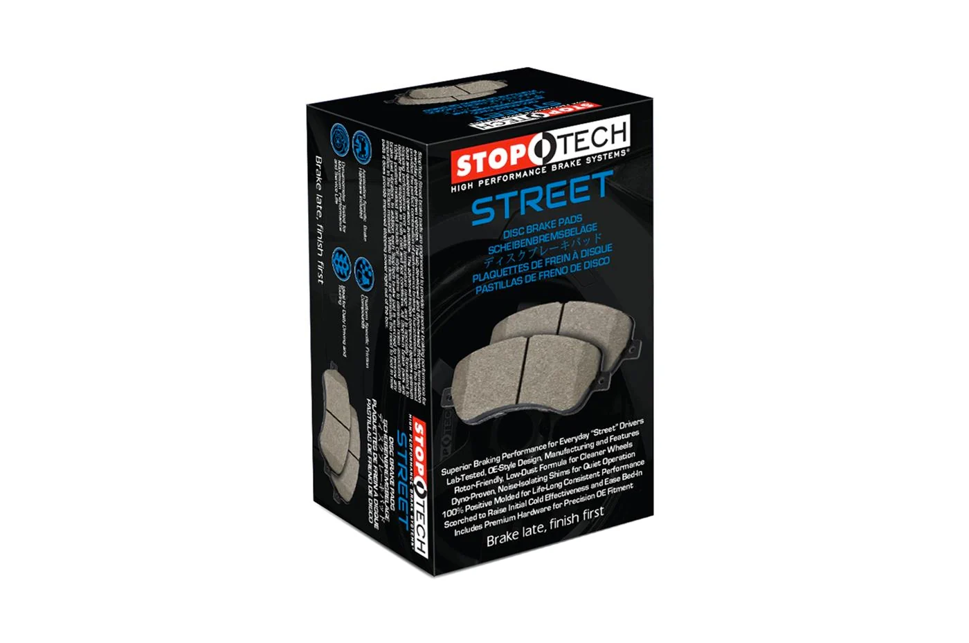 StopTech Street Brake Pads for 09-12 R8 / 04-08 Gallardo
