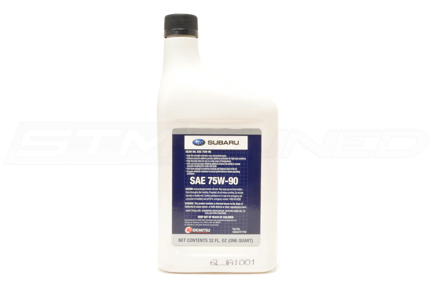 Subaru OEM 75w90 High Performance Gear Oil (SOA427V1700) - Image 2