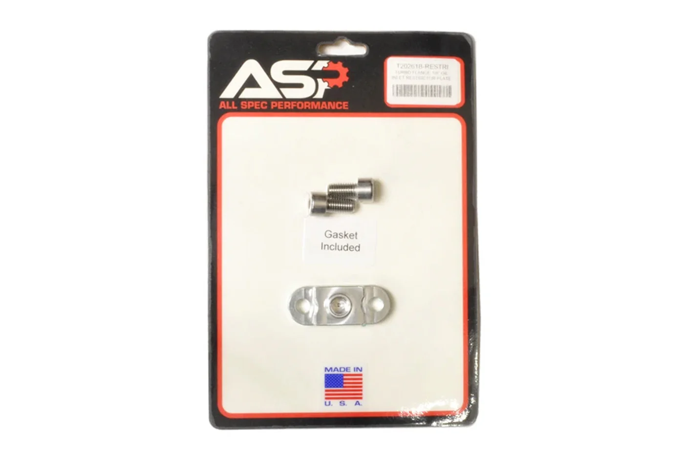 EuroExport ASP T3/T4 Turbo Drain with 1/8" .059" Restricted Hole (T20261B-RESTRI)
