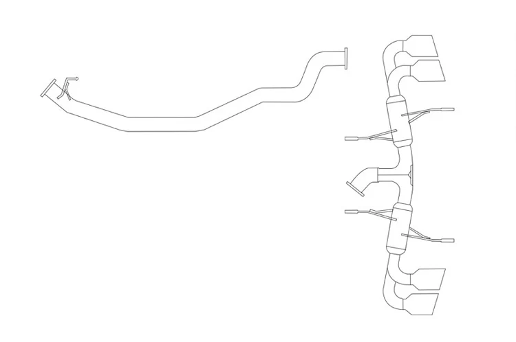 Tanabe Medallion Touring Cat-Back Exhaust for R35 GTR (T70146R) - Image 4
