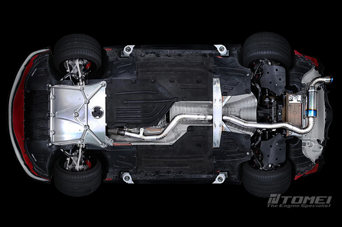 Tomei Titanium Single Exit Type-R Exhaust for 2020+ Supra GR (TB6090-TY06A) - Image 3