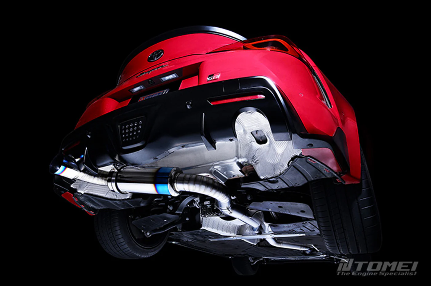 Tomei Titanium Single Exit Type-R Exhaust for 2020+ Supra GR (TB6090-TY06A) - Image 4