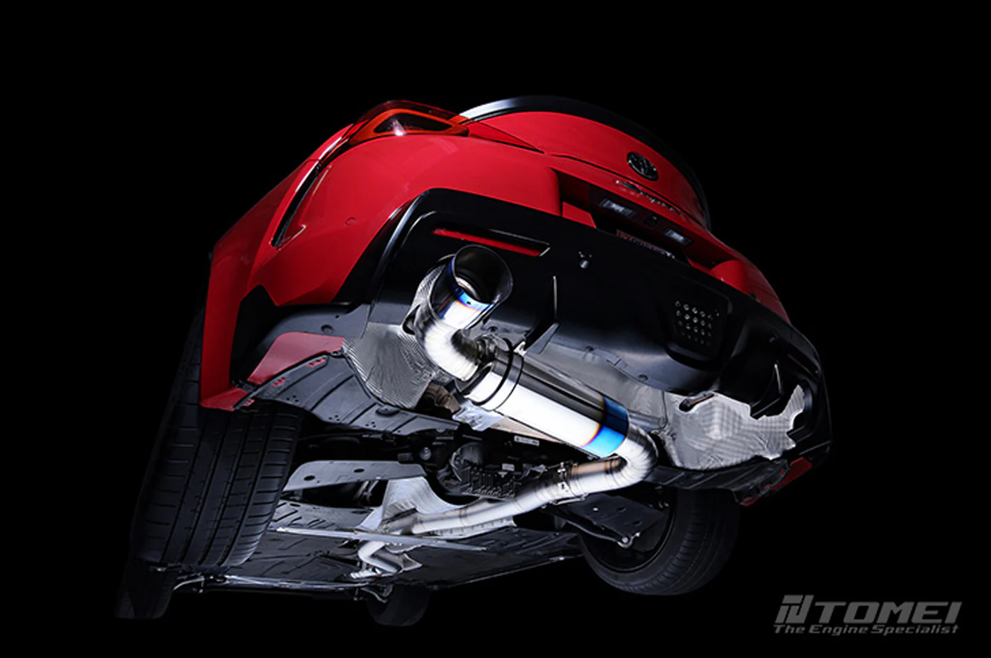 Tomei Titanium Single Exit Type-R Exhaust for 2020+ Supra GR (TB6090-TY06A) - Image 5