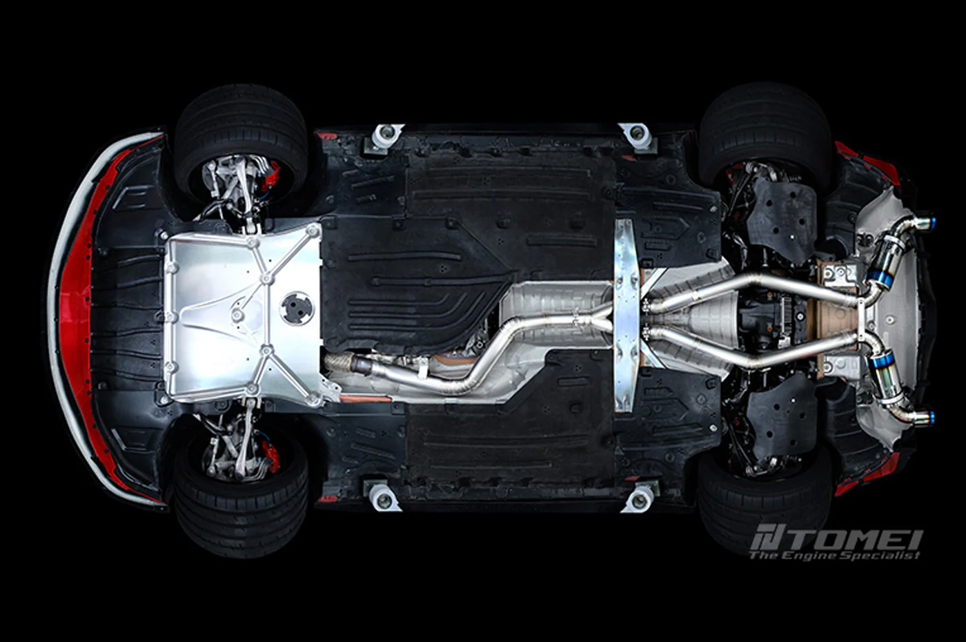 Tomei Titanium Dual Exit Type-D Exhaust for 2020+ Supra GR (TB6090-TY06B) - Image 3