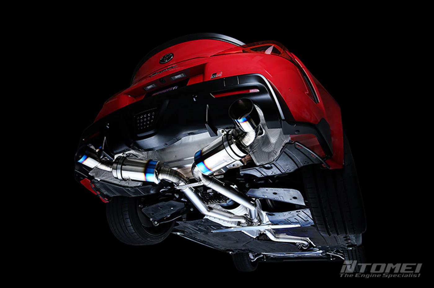Tomei Titanium Dual Exit Type-D Exhaust for 2020+ Supra GR (TB6090-TY06B) - Image 4