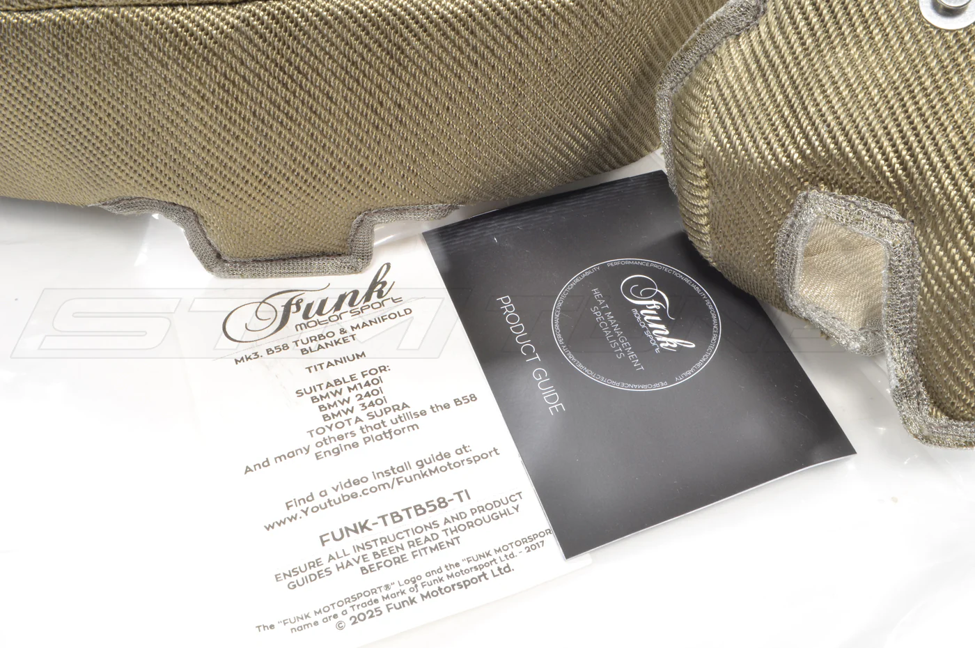 Funk Motorsport Turbo & Manifold Blanket Set for B58 2020+ Supra (TBTB58-TI) - Image 5